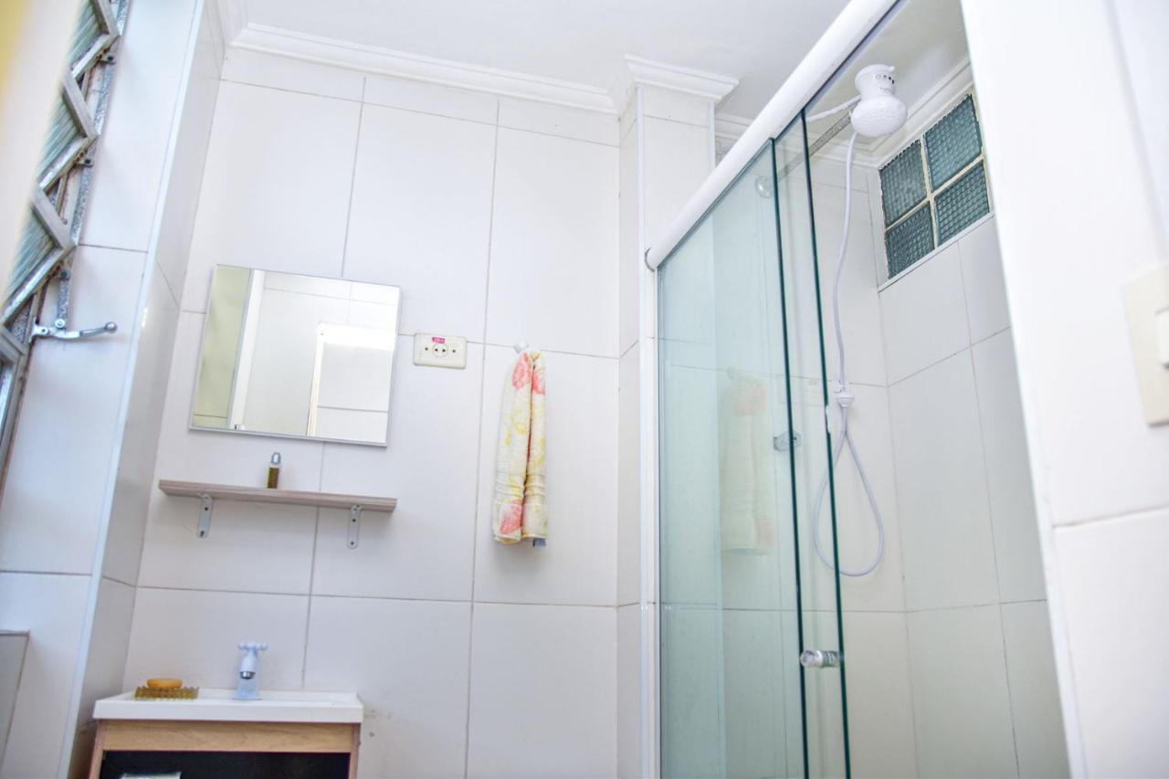 Charmoso Apto A Beira-Mar Com Wi-Fi Em Santos Sp Apartment Luaran gambar