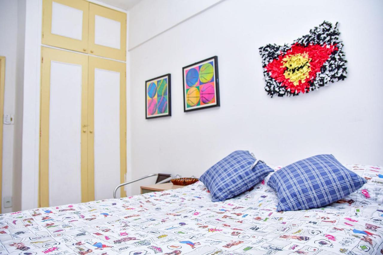 Charmoso Apto A Beira-Mar Com Wi-Fi Em Santos Sp Apartment Luaran gambar
