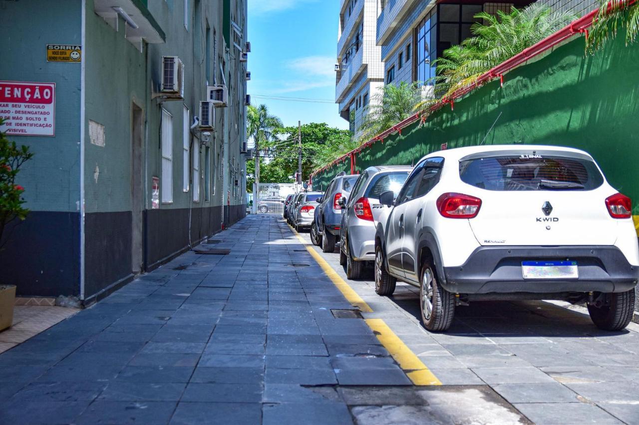 Charmoso Apto A Beira-Mar Com Wi-Fi Em Santos Sp Apartment Luaran gambar